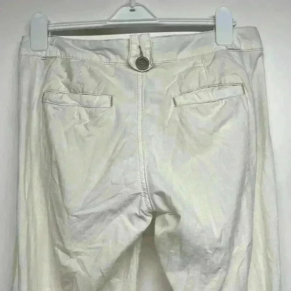 Pilcro size 29 white 100% cotton straight leg pants Anthropologie - Picture 4 of 11